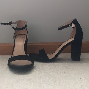 Open Toe Block Heels